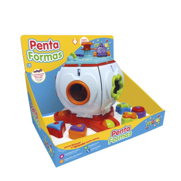 Imagem de Brinquedo Pentaformas Educativo Maral 