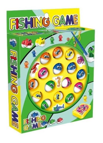 Imagem de Brinquedo Pesca Peixe Jogo Pega Peixe Pescaria Infantil