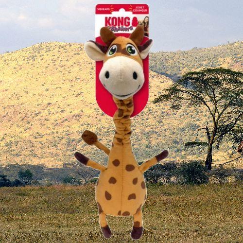 Imagem de Brinquedo pet mordedor kong shakers bobz giraffe medium cães