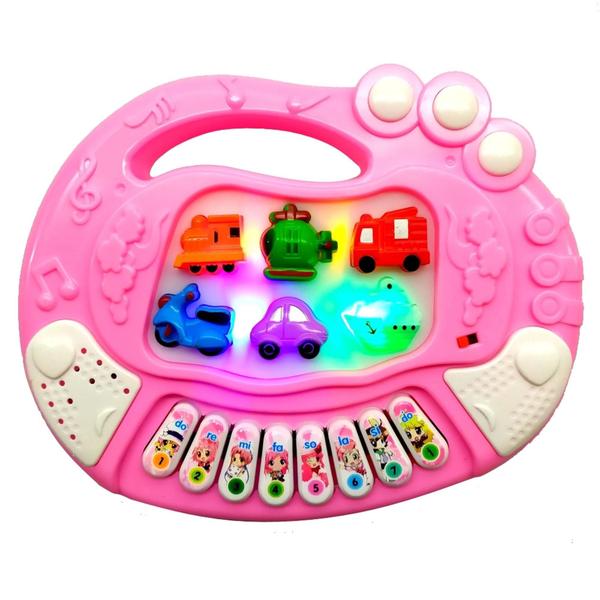 Imagem de Brinquedo Pianinho Musical Visual Auditivo Coordenação