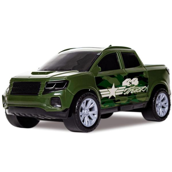 Brinquedo Pick Up E Moto Force Warfare Força Militar - Samba Toys Imagem de Brinquedo Pick Up E Moto Force Warfare Força Militar - Samba Toys
