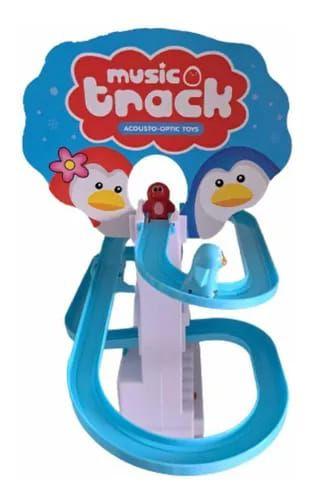 Brinquedo Pinguim Musical No Tobogã Plástico Abs 3 Pinguins - toys Imagem de Brinquedo Pinguim Musical No Tobogã Plástico Abs 3 Pinguins