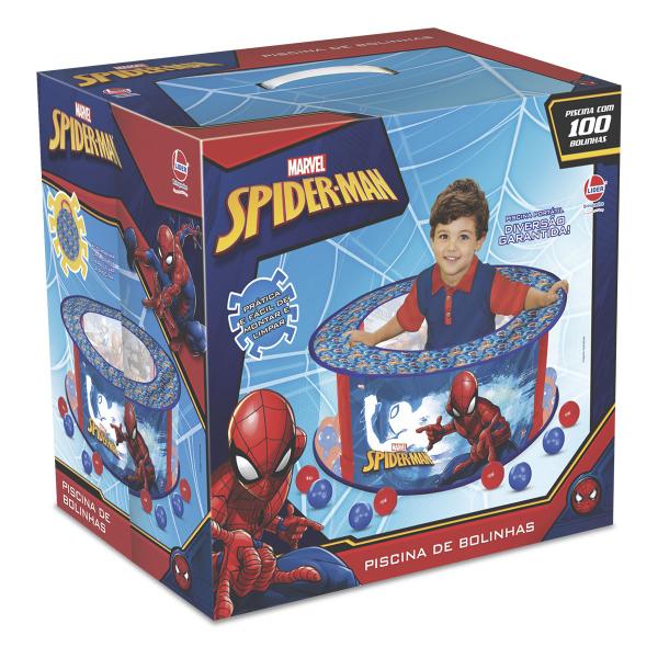 Imagem de Brinquedo Piscina de Bolinhas Spider Man Homem Aranha Líder