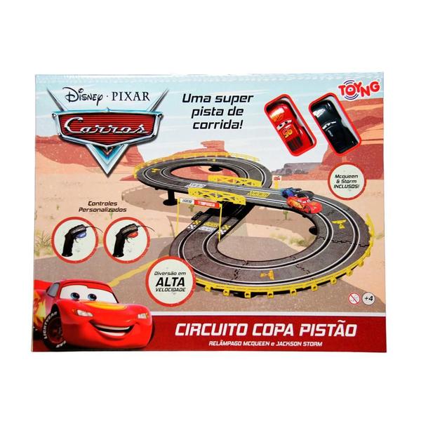 Imagem de Brinquedo Pista de Corrida com Controle Remoto, Carros - Toyng 