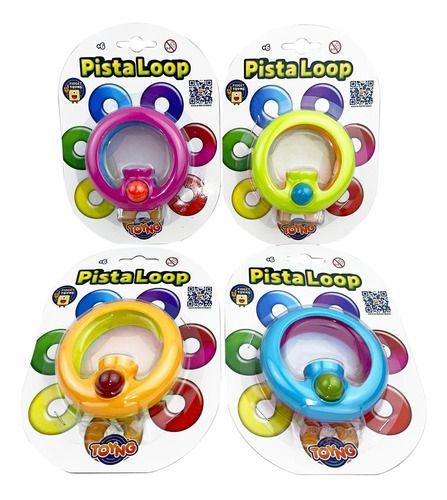 Imagem de Brinquedo Pista Loop Fidget Equilibrio Colorido Infantil