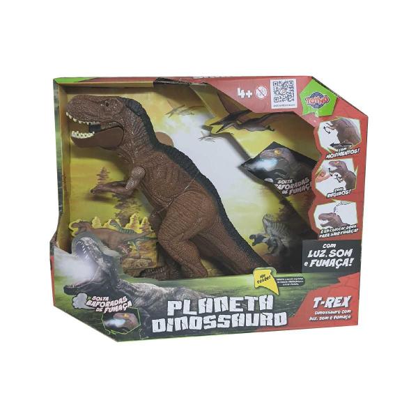 Imagem de Brinquedo Planeta Dinossauro T-Rex Com Vapor Da Toyng 42492