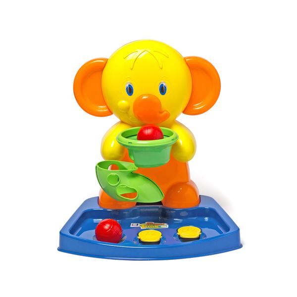 Imagem de Brinquedo Play Time Basquete Elefante 35cm Plástico Cotiplas - 2126