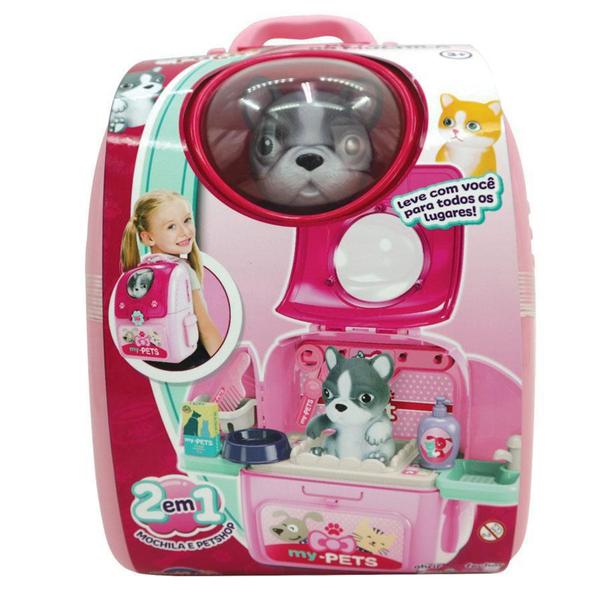 Imagem de Brinquedo Playfull Infantil Mochila e Petshop - Toyng