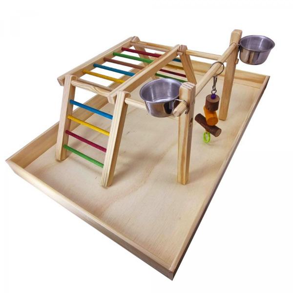 Imagem de Brinquedo Playground Parque Compacto Play Up Medio Para Aves Morapet