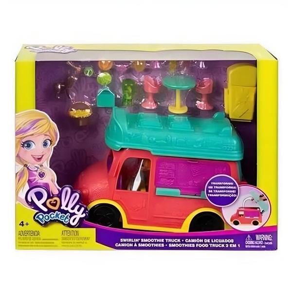 Imagem de Brinquedo Polly Smoothies Food Truck 2 Em 1 Gdm20 - Mattel