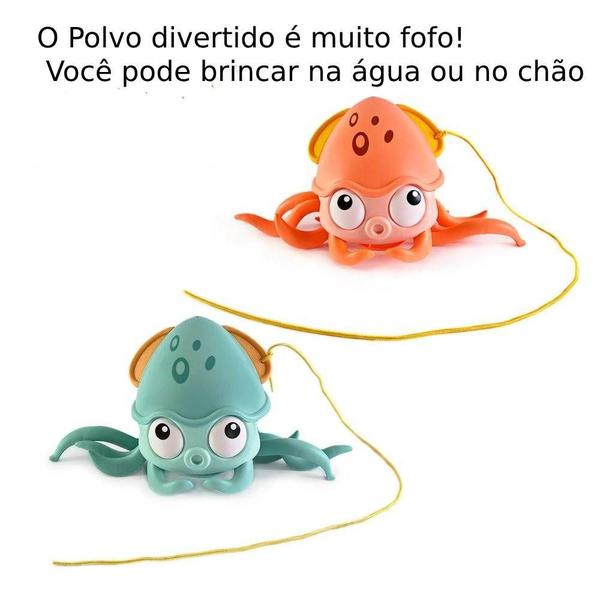Brinquedo Polvo Infantil com Movimento para Banho e Chão Estímulo Coordenação e Criatividade - Toys&Toys Imagem de Brinquedo Polvo Infantil com Movimento para Banho e Chão Estímulo Coordenação e Criatividade