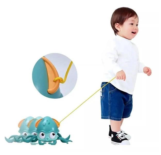 Brinquedo Polvo Infantil com Movimento para Banho e Chão Estímulo Coordenação e Criatividade - Toys&Toys Imagem de Brinquedo Polvo Infantil com Movimento para Banho e Chão Estímulo Coordenação e Criatividade