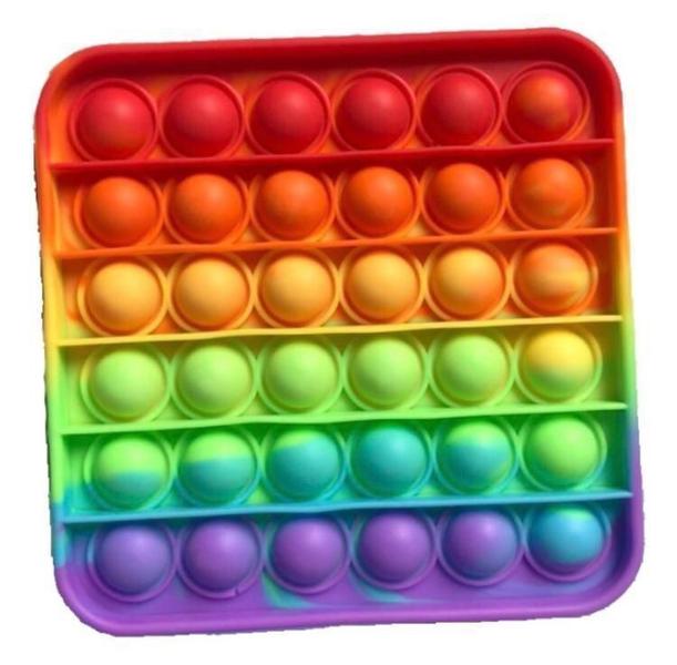 Imagem de Brinquedo Pop It De Silicone Formato Quadrado