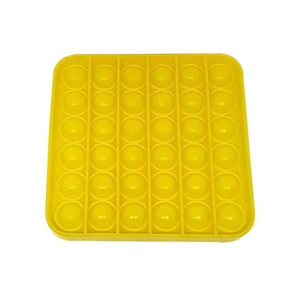 Imagem de Brinquedo Pop It Fura Bolha Quadrado Toyng Ref.44043 Amarelo