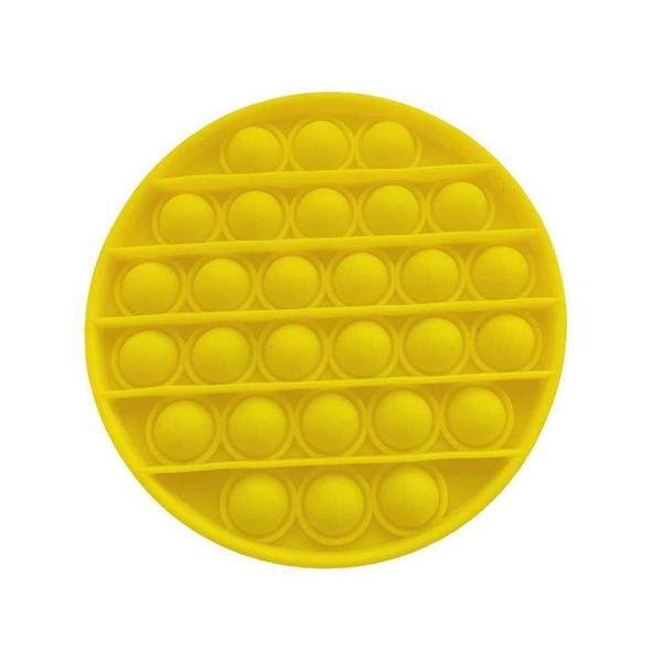 Imagem de Brinquedo Pop It Fura Bolha Redondo Toyng Ref.44043 Amarelo