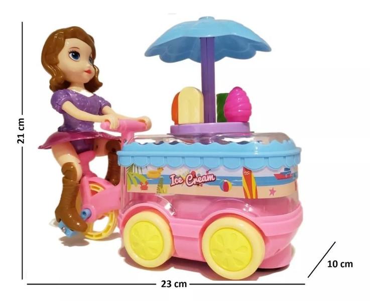 Imagem de Brinquedo Princesa Sofia no Carrinho de Sorvete