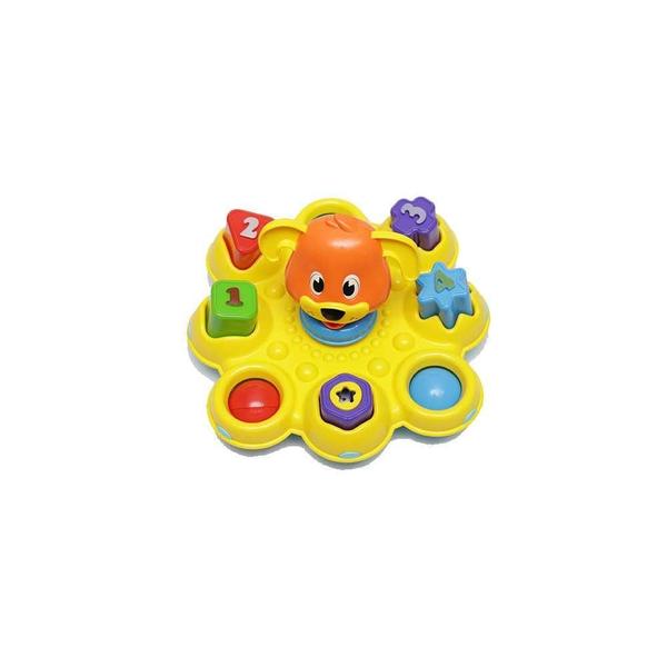 Brinquedo Pula Bloco Cachorro Laranja Tateti Ref.307 - Calesita Imagem de Brinquedo Pula Bloco Cachorro Laranja Tateti Ref.307