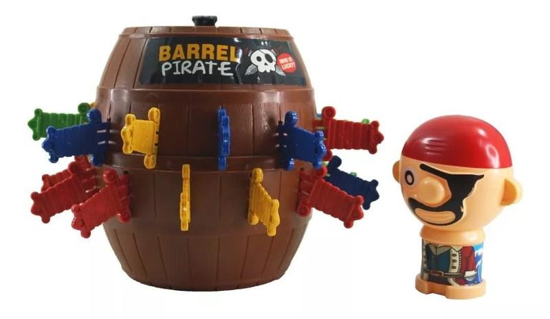 Imagem de Brinquedo pula pirata com espadas