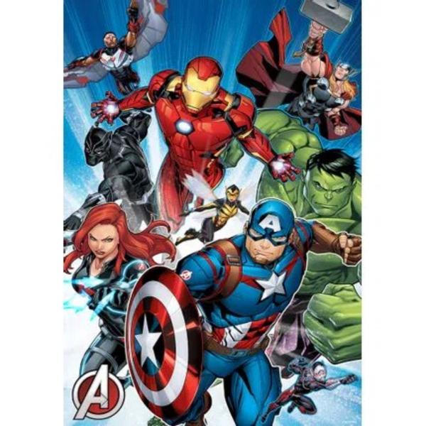 Imagem de Brinquedo Quebra-Cabeça 3D Os Vingadores Zipper Box 200 Peças Multilaser - BR1313