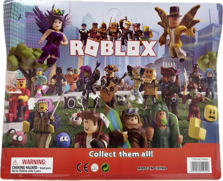 Imagem de Brinquedo Roblox Cartela Com 14 Bonecos + 14 Acessórios