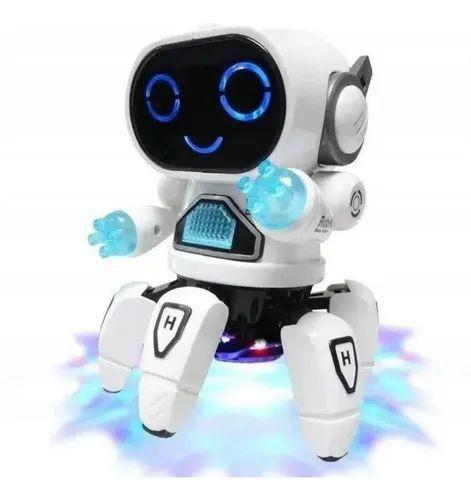 Imagem de Brinquedo Robô Aranha Movimentos Dançantes 6 Pernas com Luz Branco