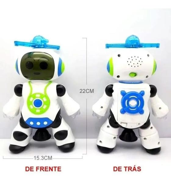 Imagem de Brinquedo Robô Dança Gira 360 Graus Robot Som & Luz.