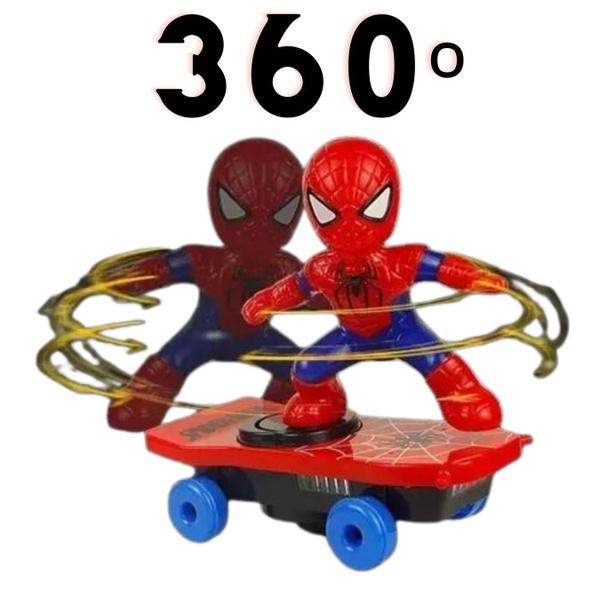 Imagem de Brinquedo Robo Emite Som E Luz Skate Mod:Homem Aranha