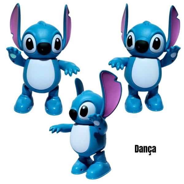 Brinquedo Robô Musical dançarino Lovely Stitch com som e luz - Importado Imagem de Brinquedo Robô Musical dançarino Lovely Stitch com som e luz