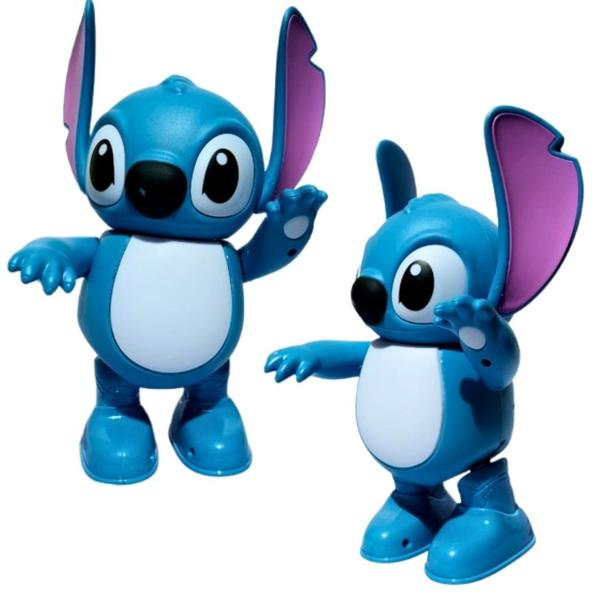 Brinquedo Robô Musical dançarino Lovely Stitch com som e luz - Importado Imagem de Brinquedo Robô Musical dançarino Lovely Stitch com som e luz