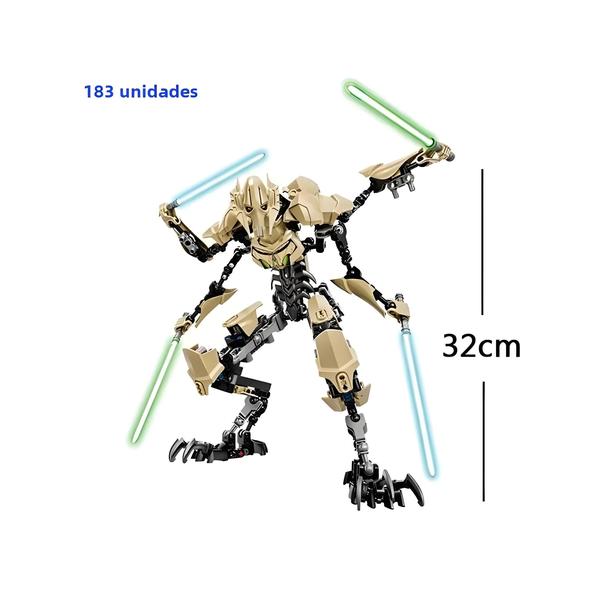 Imagem de Brinquedo Robô Star Wars General Grievous com Sabre de Luz - Modelo de Combate Disney Ksz714