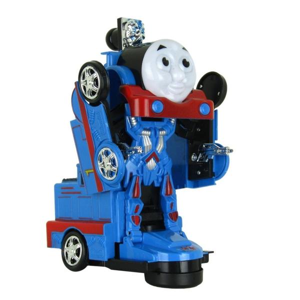 Imagem de Brinquedo Robô Trem Transformers com som e luz bate volta