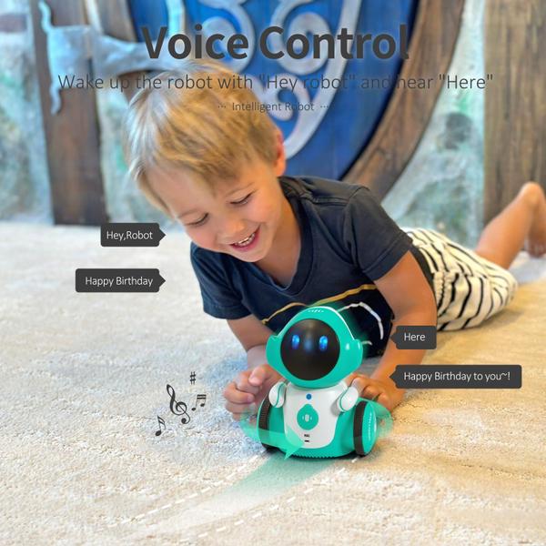 Imagem de Brinquedo robótico GILOBABY recarregável Smart Talking para crianças de 6 anos ou mais