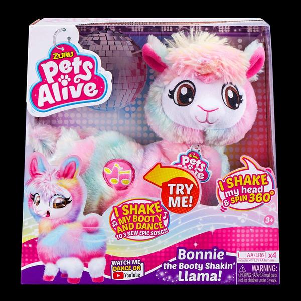 Imagem de Brinquedo robótico Pets Alive Rainbow Bonnie The Booty Shakin Llama