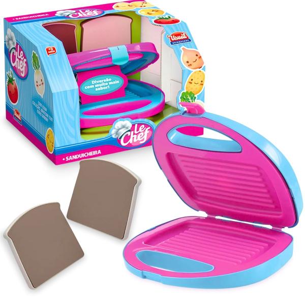 Imagem de Brinquedo Sanduicheira Infantil Le Chef Com 02 Torradas