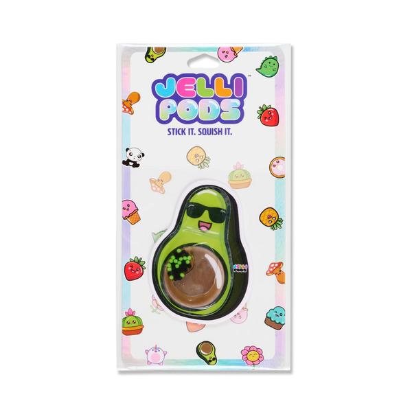 Brinquedo sensorial Ceaco JelliPods Yummy Fruits com 3 adesivos reutilizáveis Imagem de Brinquedo sensorial Ceaco JelliPods Yummy Fruits com 3 adesivos reutilizáveis