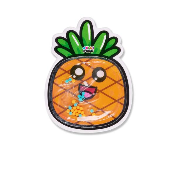 Brinquedo sensorial Ceaco JelliPods Yummy Fruits com 3 adesivos reutilizáveis Imagem de Brinquedo sensorial Ceaco JelliPods Yummy Fruits com 3 adesivos reutilizáveis