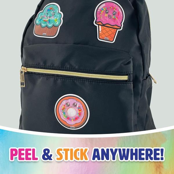Brinquedo sensorial Ceaco JelliPods Yummy Fruits com 3 adesivos reutilizáveis Imagem de Brinquedo sensorial Ceaco JelliPods Yummy Fruits com 3 adesivos reutilizáveis