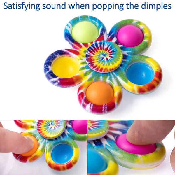 Imagem de Brinquedo sensorial Fidget Spinner Nutty Toys Dimple Popper 2024