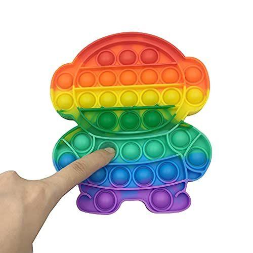 Imagem de Brinquedo sensorial Push Pop Bubble Fidget RadBizz Rainbow Astronaut