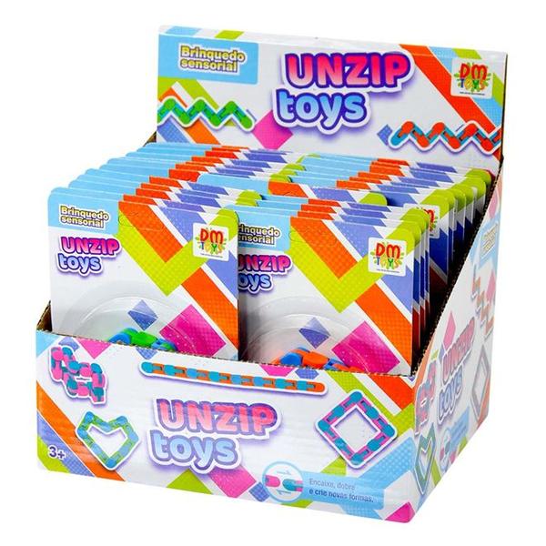 Imagem de Brinquedo sensorial unzip toys