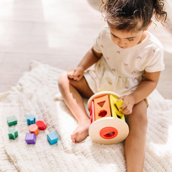 Imagem de Brinquedo Shape Sorter Melissa & Doug Match and Roll Wooden