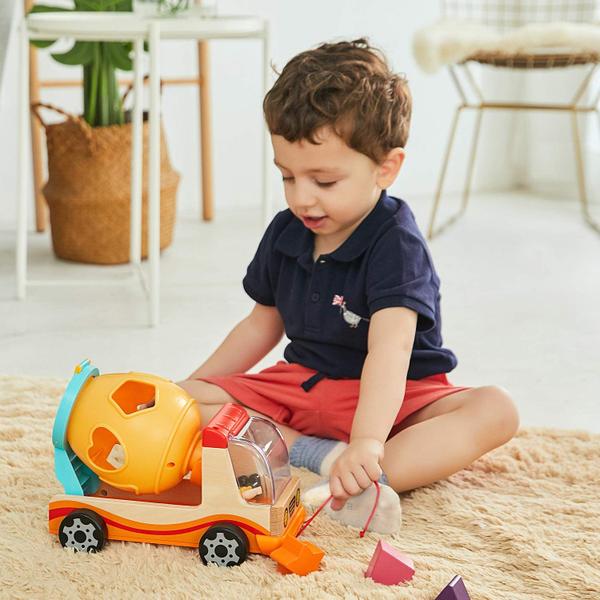 Imagem de Brinquedo Shape Sorter TOP BRIGHT Wooden para criança de 1 a 2 anos