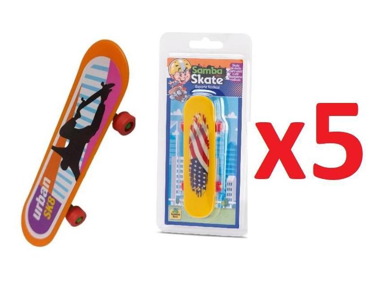 Imagem de Brinquedo Skate De Dedo Sortido Esporte Radical -Kit 5 Un