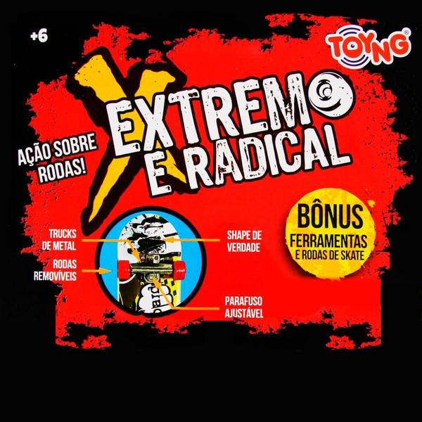 Imagem de Brinquedo Skates de Dedo Extremo e Radical 4 Peças - Toyng