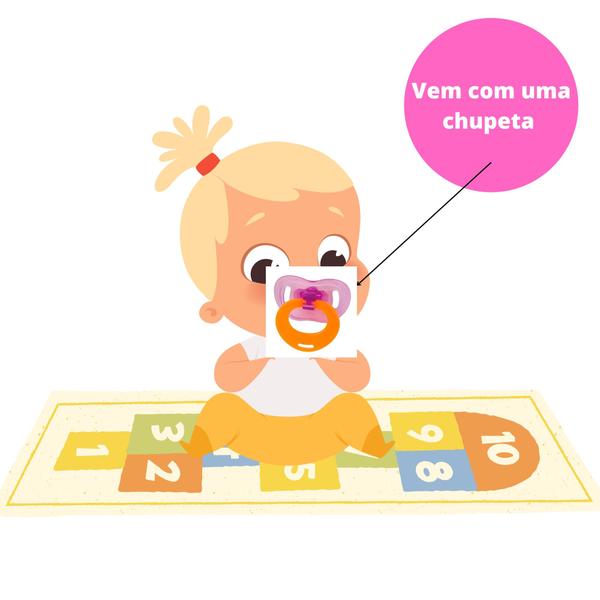 Imagem de Brinquedo Soffy Babby Kit Alimentação com Mamadeira / Chupeta e Suquinho Cotiplas - 2673