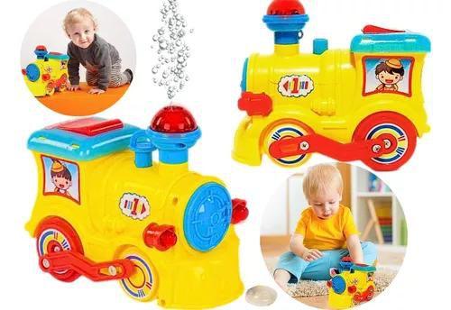 Imagem de Brinquedo Solta Fumaça Trem Locomotiva Infantil Luz E Som