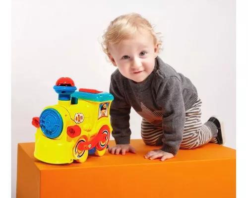 Imagem de Brinquedo Solta Fumaça Trem Locomotiva Infantil Luz E Som