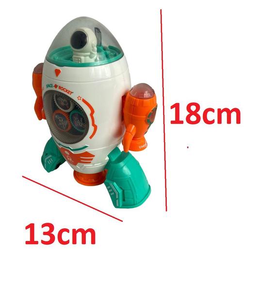 Imagem de Brinquedo Space Rocket Nave c/ som e luz Infantil Sortido