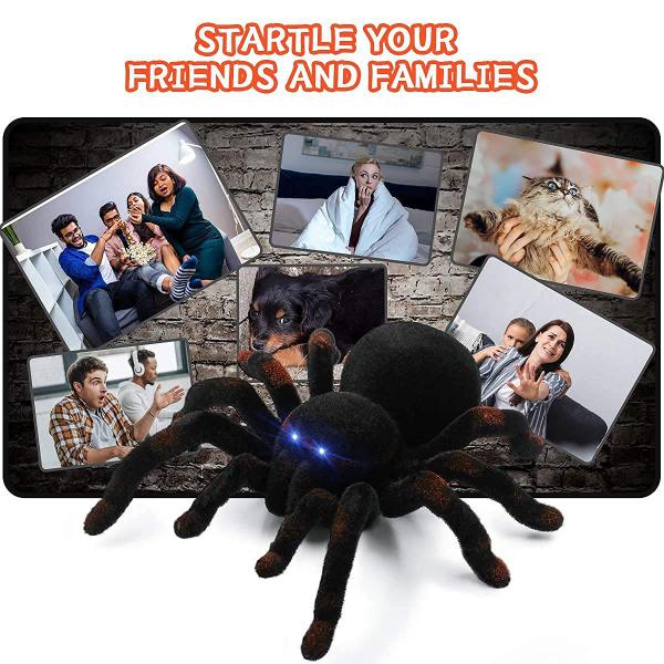 Imagem de Brinquedo Spider de controle remoto Aerbee RC Giant Tarantula