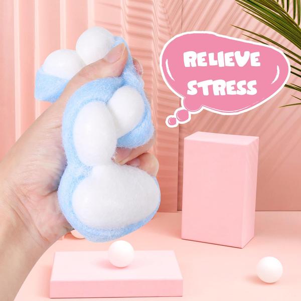 Imagem de Brinquedo Squeeze Cat Paw FauKait Blue Big 12,7 cm Squishy